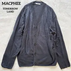美品✨MACPHEE マカフィー リネン100% カーディガン グレー