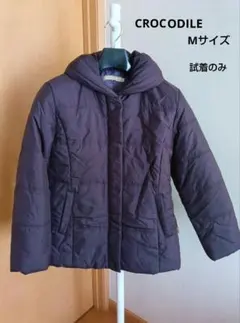 試着のみ　CROCODILE中綿パープルジャケット　M
