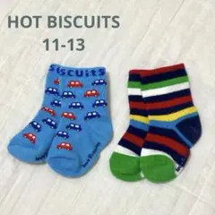 HOT BISCUITS ベビー 靴下 ミキハウス 2足セット