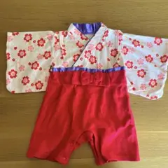 70〜80 袴ロンパース　女の子