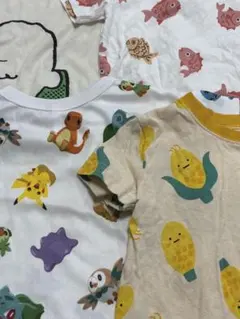 キャラクター＆列車デザインTシャツセット