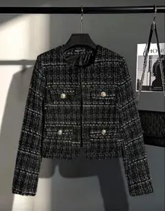 SHEIN ツイードジャケット