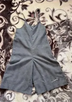 【最終値下げ価格】マザウェイズ・グレー チェックサロペット 130cm