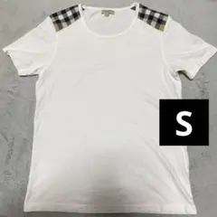 バーバリー　Tシャツ ホワイトノバチェック　BURBERRY S y2kのサムネイル