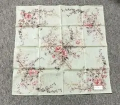 Ralph Lauren ハンカチ 花柄 ペールグリーンのサムネイル