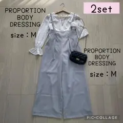 ドットが可愛い♡大人のサロペットコーデ　プロポーションボディドレッシング