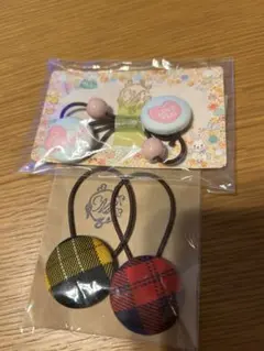 くるみボタン ヘアアクセサリー