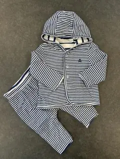 baby GAP リバーシブルストライプ セットアッ 6-12ヶ月 70cm