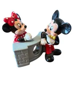 ミッキー&ミニー陶器製置物　東京ディズニーランド製