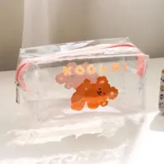 【N06】♡SALE♡海外雑貨　くまちゃん♡クリアポーチ　ビニールバック