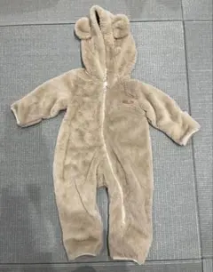 【美品】アプレレクール　ふわふわぬいぐるみジャンプスーツ