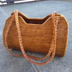 バリあた織 かごバック