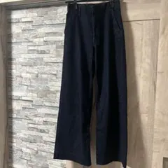 UNIQLOワイドデニムパンツ インディゴのサムネイル