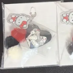 エニマイくじ 富江 × ハローキティ 伊藤潤二 B賞 ハートキーホルダー 全2種