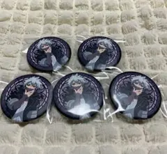 僕のヒーローアカデミア 荼毘 ステンドグラス風 缶バッジ　5個