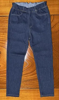 タグ無し☆無印デニム調パンツ130サイズ