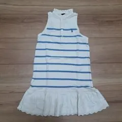 ラルフローレン　ノースリボーダーポロワンピース　6才サイズ