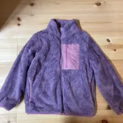 売り切りSALE⭐︎フリースジャケット パープル 130
