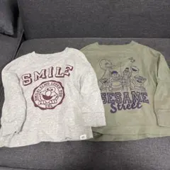 GAP エルモ＆セサミストリート ロンT2枚セット