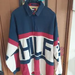 [超レア]90s TOMMY HILFIGER ポロシャツ b-boy