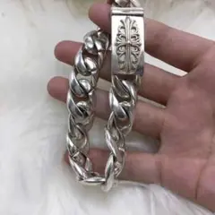 重量感 喜平ブレスレット シルバー925 純銀　刻印あり 約23.0cm