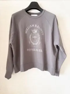 niko and ... エンブレムスウェット　チャコール　L