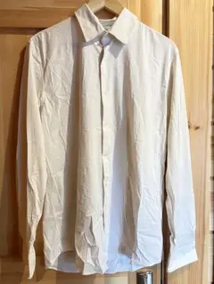 ZARA スリムフィットシャツ　ホワイト　L