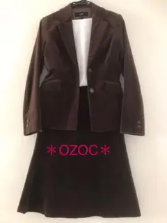 OZOC スーツ上下 36 ダーグブラウン 入園入学卒業式 ☆お値下げ☆のサムネイル