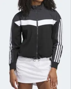 アディダス ゴルフウェア ツイストニットレトロ トラックジャケット レディース