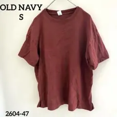 OLD NAVY Vintage Tee S バーガンディのサムネイル