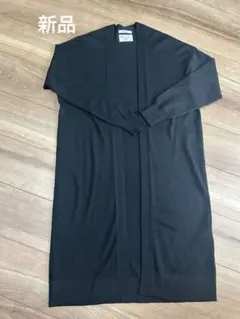 新品OPAQUE.CLIP ブラック ロングカーディガン