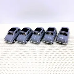 FIAT500 プルバックミニカー 5台セット グレー フィアット 1/48のサムネイル