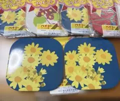 昭和レトロ★ハイミー★花のテーブルプレート2枚★鍋敷き★新品　70年代のサムネイル