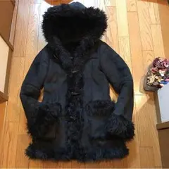 egoist ムートンボアコートblack Sサイズ
