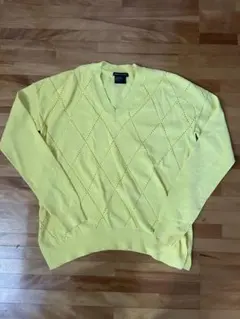 Armani Exchange イエロー Vネックニット XSのサムネイル