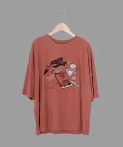 新品タグ付 イズスカラー　561220：ネコ×作曲刺繍ポンチ生地半袖Tシャツのサムネイル
