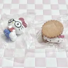 サンリオキャラクターズ ふにゅっとスモアサンド ハローキティ めがねっこちゃん