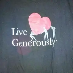✨古着✨CANVAS Live Generously Tシャツ Lサイズ 黒 L
