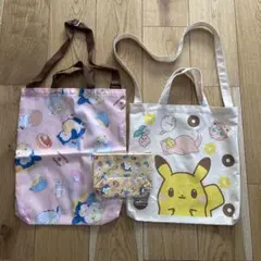 ミスタードーナツ ポケモン トートバッグ ポーチ セット - メルカリ