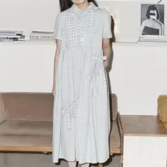 merry jenny リボンがいっぱいワンピース アイスブルー