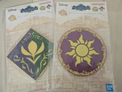 ディズニー　一番くじ　F賞カラフルラバー　コースター　2枚セット