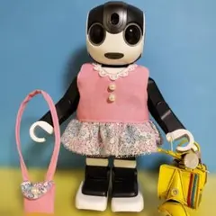 ロボホン服　チュールが輝くローウエストワンピースとバッグのセット（説明読んでね）のサムネイル