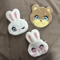 foxy illustrations ボールチェーン付きフェイスポーチ ガチャ