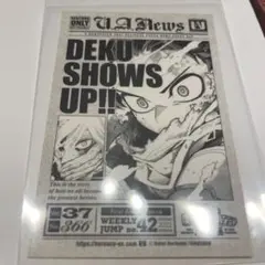 ヒロアカ原画展　入場者特典　緑谷出久