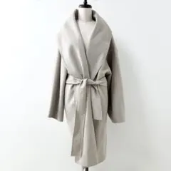 ☆未使用品☆エストネーション ウールショールロングコート size36