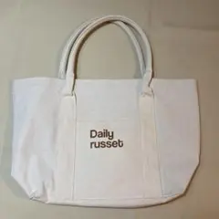 トートバッグ　キャンバス　Daily russet