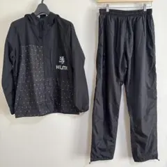 KELME ピステ　ウィンドブレーカー ブラック　セット　上M 下L