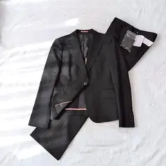 ✨美品✨レミュー パンツスーツ ストレッチ ブラック 黒 S 就活 セレモニー