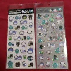 サンリオ　にしむらゆうじ　はぴだんぶい　キラフチ樹脂盛りシール