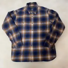 激レア美品！ Pendleton 長袖ネルシャツ オンブレ シャドー チェック